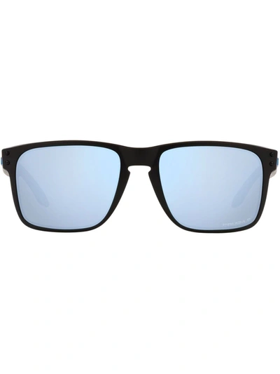 Shop Oakley Holbrook Xl Rectangle-frame Sunglasses In Black