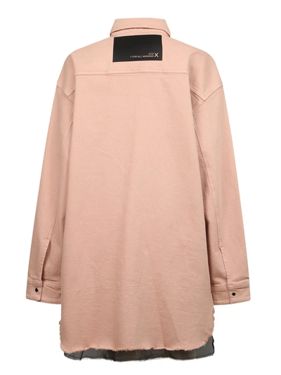 Shop 7 For All Mankind Oversize Shirt In Pink