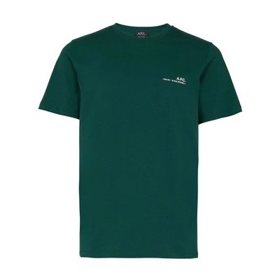 Shop Apc Item T-shirt In Green