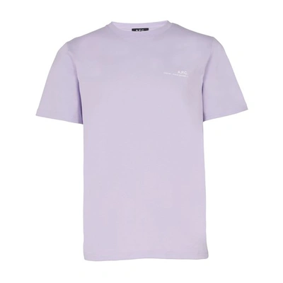 Shop Apc Item T-shirt In Violet