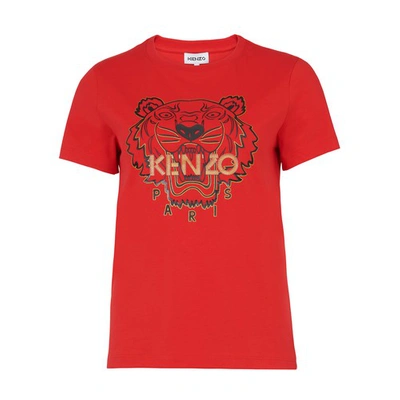Shop Kenzo Tiger Classic T-shirt In Red