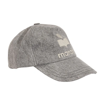 Shop Isabel Marant Tyronh Cap In Grey