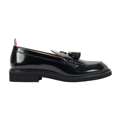 Shop Thom Browne Tassel Loafers In Black
