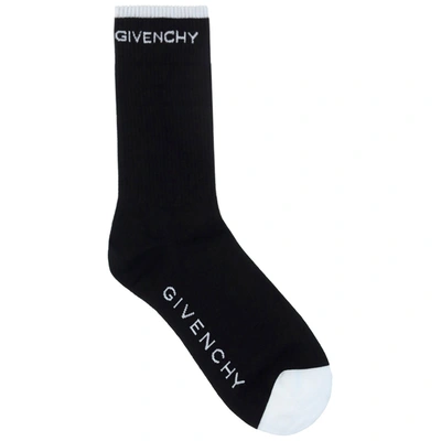 Shop Givenchy Men's Socks 4g In Black