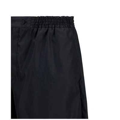 Shop Prada Men's Shorts Bermuda In Black