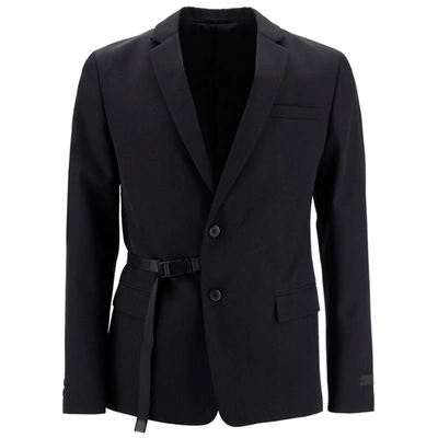 Shop Prada Men's Jacket Blazer In Black