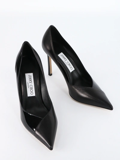 Shop Jimmy Choo Cass 95 Black Pumps