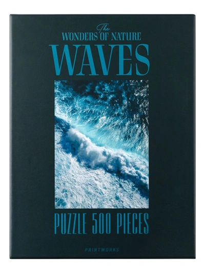 Shop Printworks Waves Puzzle In Blue