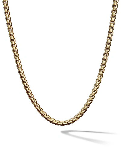 Shop David Yurman Men's 18k Gold Box Chain Necklace