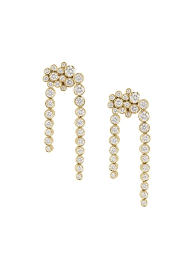 Shop Sophie Bille Brahe Women's Petite Fontaine 18k Gold & Diamond Single-earring