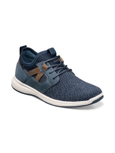 Shop Florsheim Boy's Great Lakes Knit Sneakers In Navy