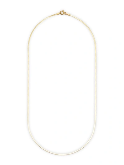Shop Loren Stewart Women's Demi 10k Gold Herringbone Necklace