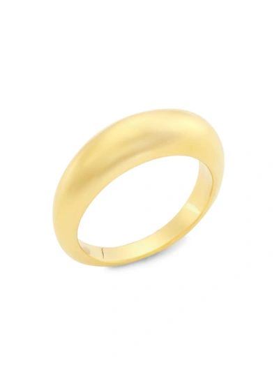 Shop Missoma Women's 18k Gold-plated Domed Ring