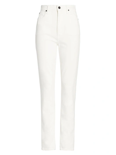 Shop Slvrlake Women's Beatnik High-rise Stretch Skinny Jeans In White