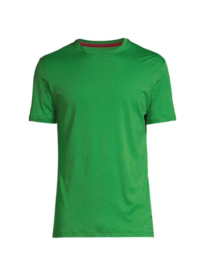 Shop Isaia Basic Crewneck T-shirt In Green