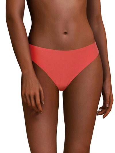 Shop Chantelle Soft Stretch Seamless Regular Rise Thong In Spice