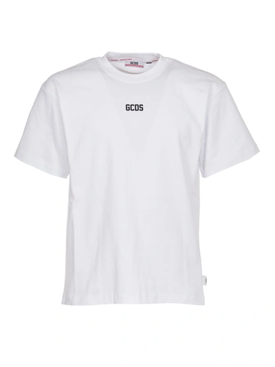 Shop Gcds White Embroidery Logo T-shirt