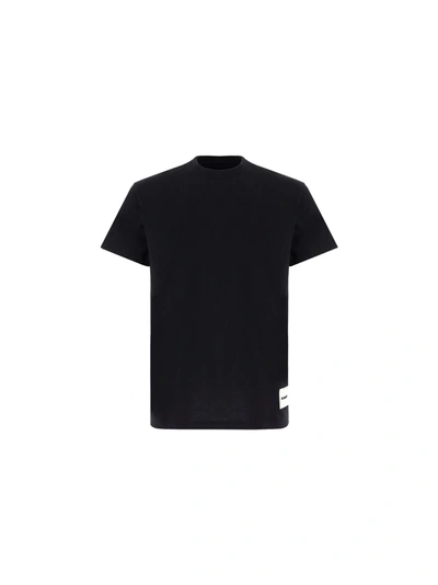 Shop Jil Sander T-shirt 3 Pack In Black