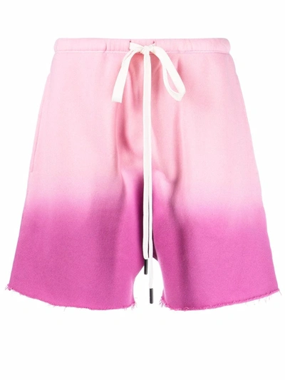 Shop R13 Tie-dye Drawstring Shorts In Pink