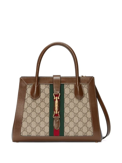 Gucci Medium Jackie 1961 Tote Bag In Neutrals