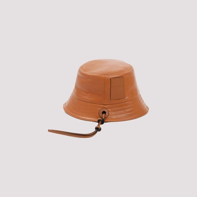 Shop Loewe Bucket Hat In Brown