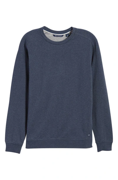 Shop Cutter & Buck Saturday Crewneck Sweatshirt In Navy Blue Heather