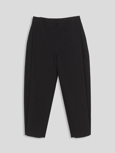 Shop Amomento Snap Garconne Pants In Black
