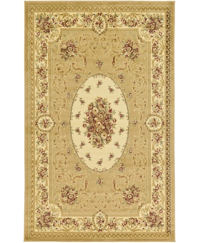 Bayshore Home Belvoir Blv4 5' X 8' Area Rug In Tan