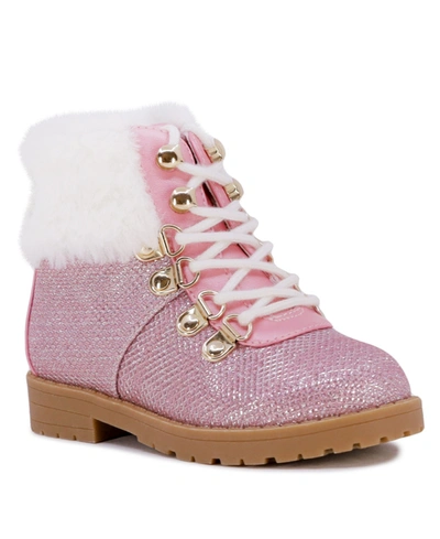 Shop Juicy Couture Toddler Girls Cozy Boot In Pink