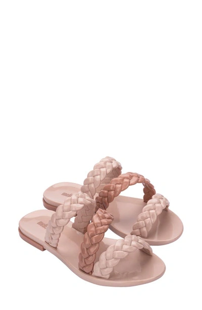 Shop Melissa Wrap Slide Sandal In Pink/ Pink