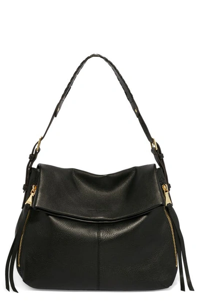 Shop Aimee Kestenberg Bali Double Entry Bag In Black W Gold