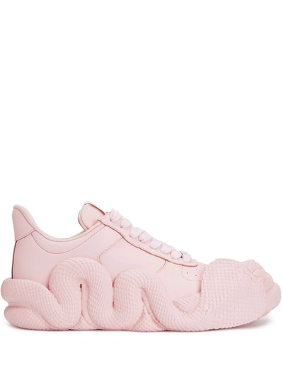 Shop Giuseppe Zanotti Cobras Sneakers In Pink