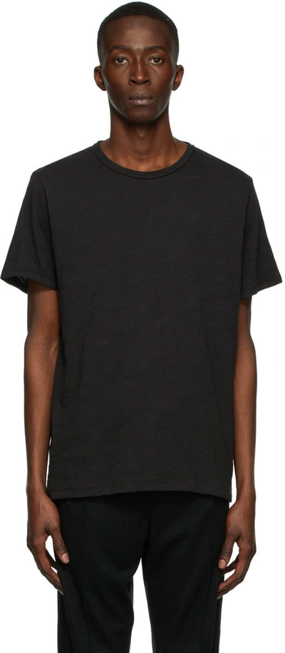 Shop Rag & Bone Black Classic T-shirt In Jetblk