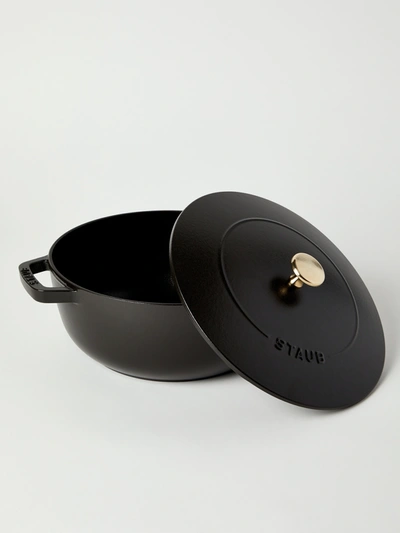 Shop Staub 3.75-qt Essential French Oven In Matte Black