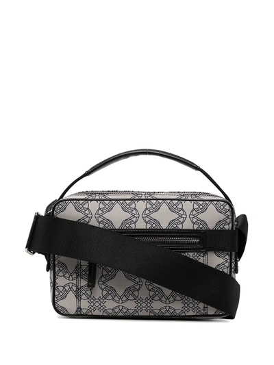 Shop Vivienne Westwood Tom Orbmania Crossbody Bag In Grey
