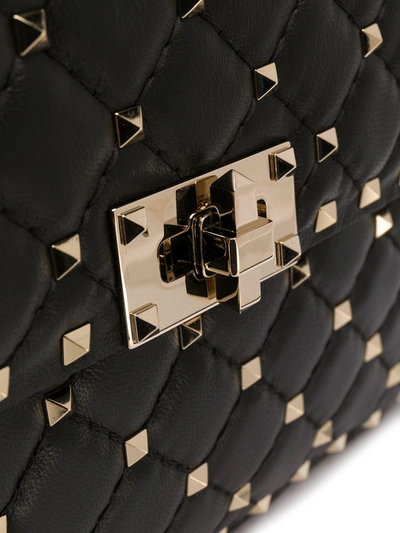 Shop Valentino Rockstud Spike Leather Shoulder Bag