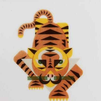Shop La Doublej Trinket Tray (15x15) In Tiger
