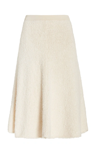 Shop Proenza Schouler Women's Cotton Knit Midi Skirt In Neutral