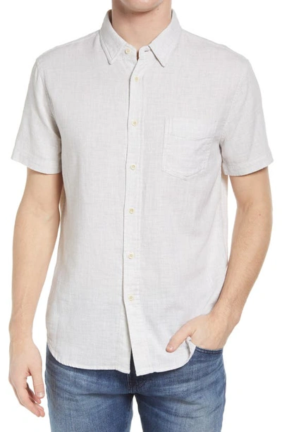 Shop Rails Fairfax Relaxed Fit Short Sleeve Button-up Shirt In Grey Melange