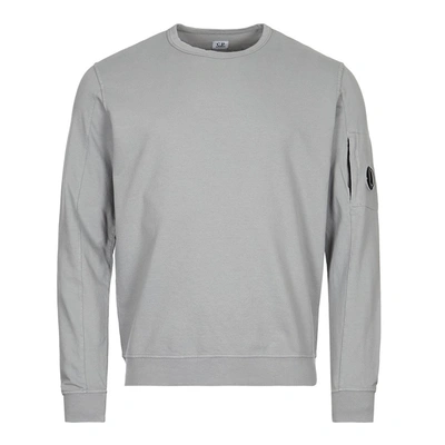 Shop C.p. Company Sweatshirt Diagonal Raised Fleece In Grey