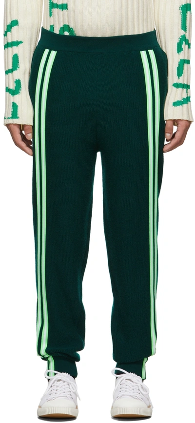 Shop Stella Mccartney Green Tom Tosseyn Edition Logo Pants In 3011 Dark Green
