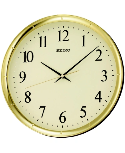 Shop Seiko Gold-tone Wall Clock