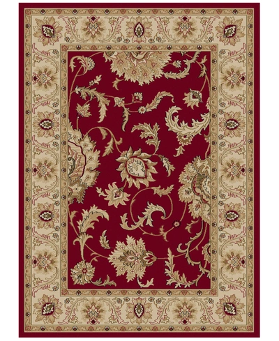 Km Home Closeout!  Pesaro Imperial 3'3" X 4'11" Area Rug In Red