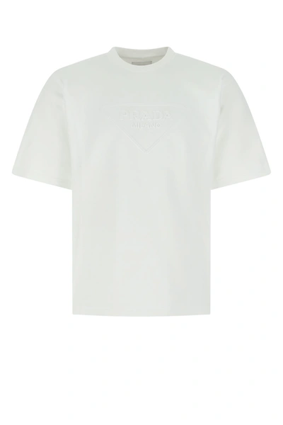 Prada Black Cotton T-shirt Nd Uomo S | ModeSens