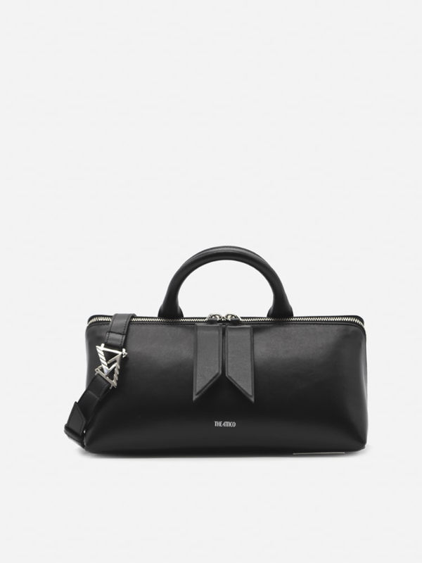 The Attico Sunday triangle tote bag - Black