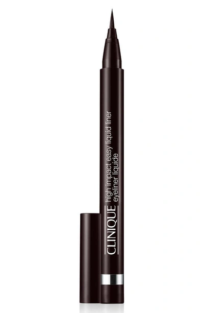 Shop Clinique High Impact Easy Liquid Eyeliner In Brown