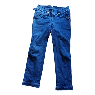 DIOR Pre-owned Straight Jeans In Blue