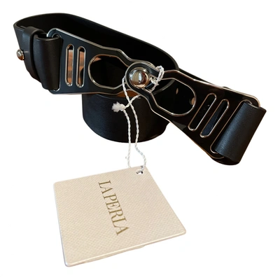 Pre-owned La Perla Leather Belt In Black