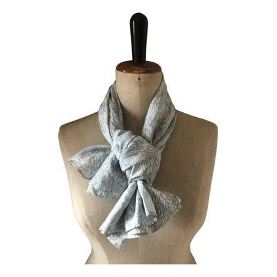 Pre-owned Maison Scotch Neckerchief In Grey