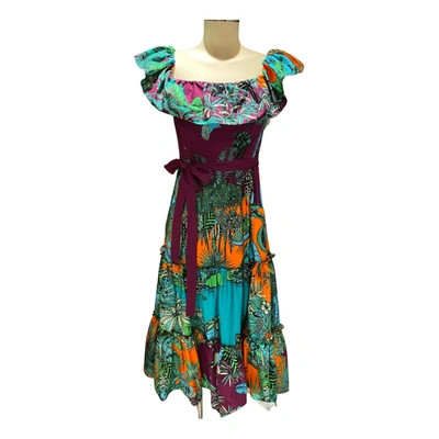 Pre-owned Mary Katrantzou Maxi Dress In Multicolour